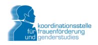 Logo der Koordinationsstelle fr Frauenfrderung und Gender Studies der TU Wien